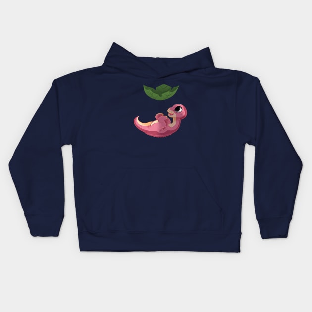 Land Before Time Kids Hoodie by sophieeves